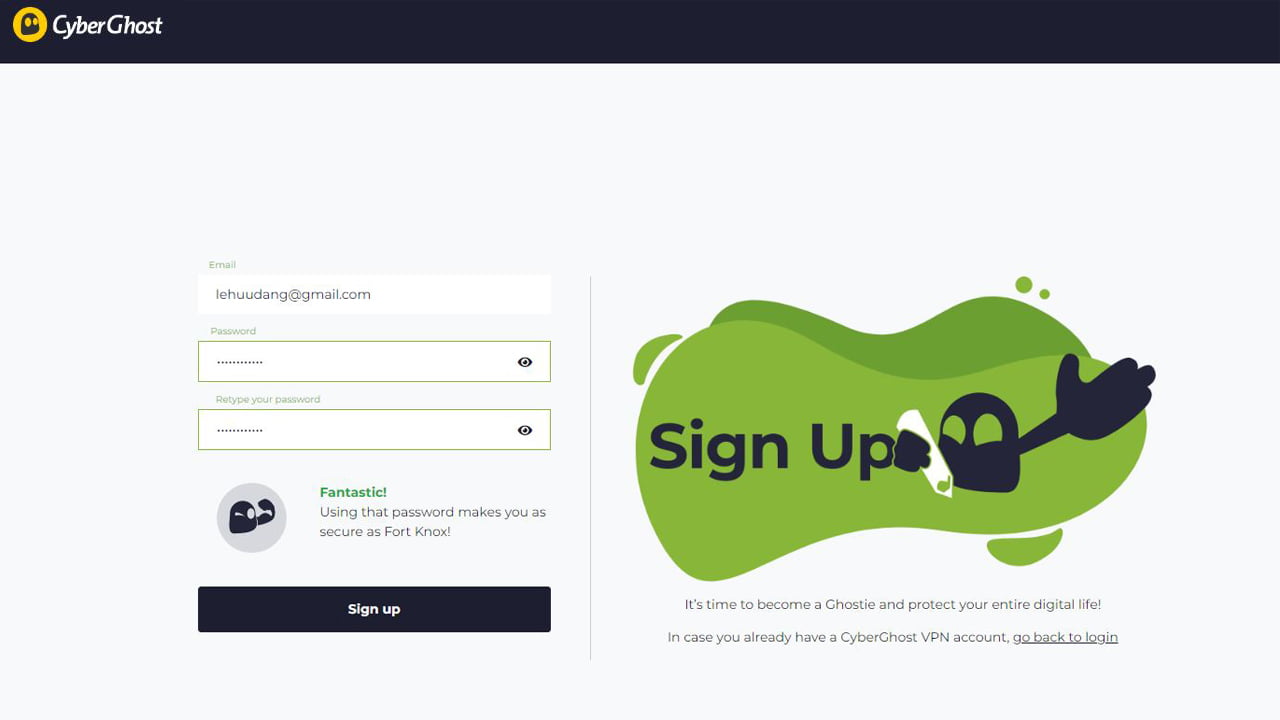 truy cap website cyberghost de dang ky