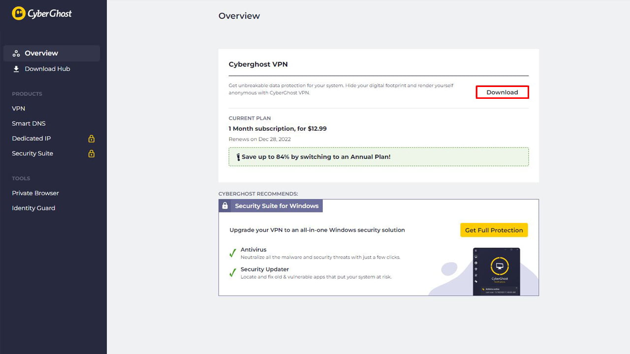 huong dan cai vpn cyberghost buoc 2