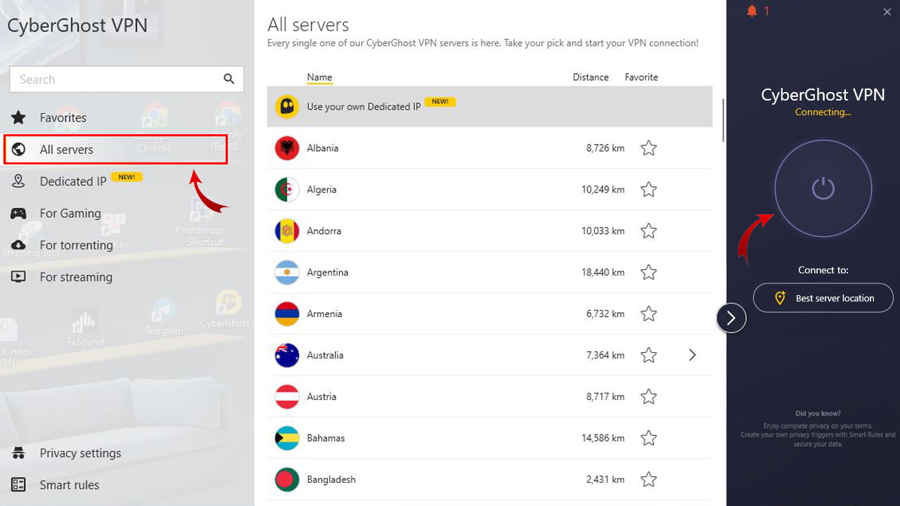 huong dan cai vpn cyberghost buoc 5